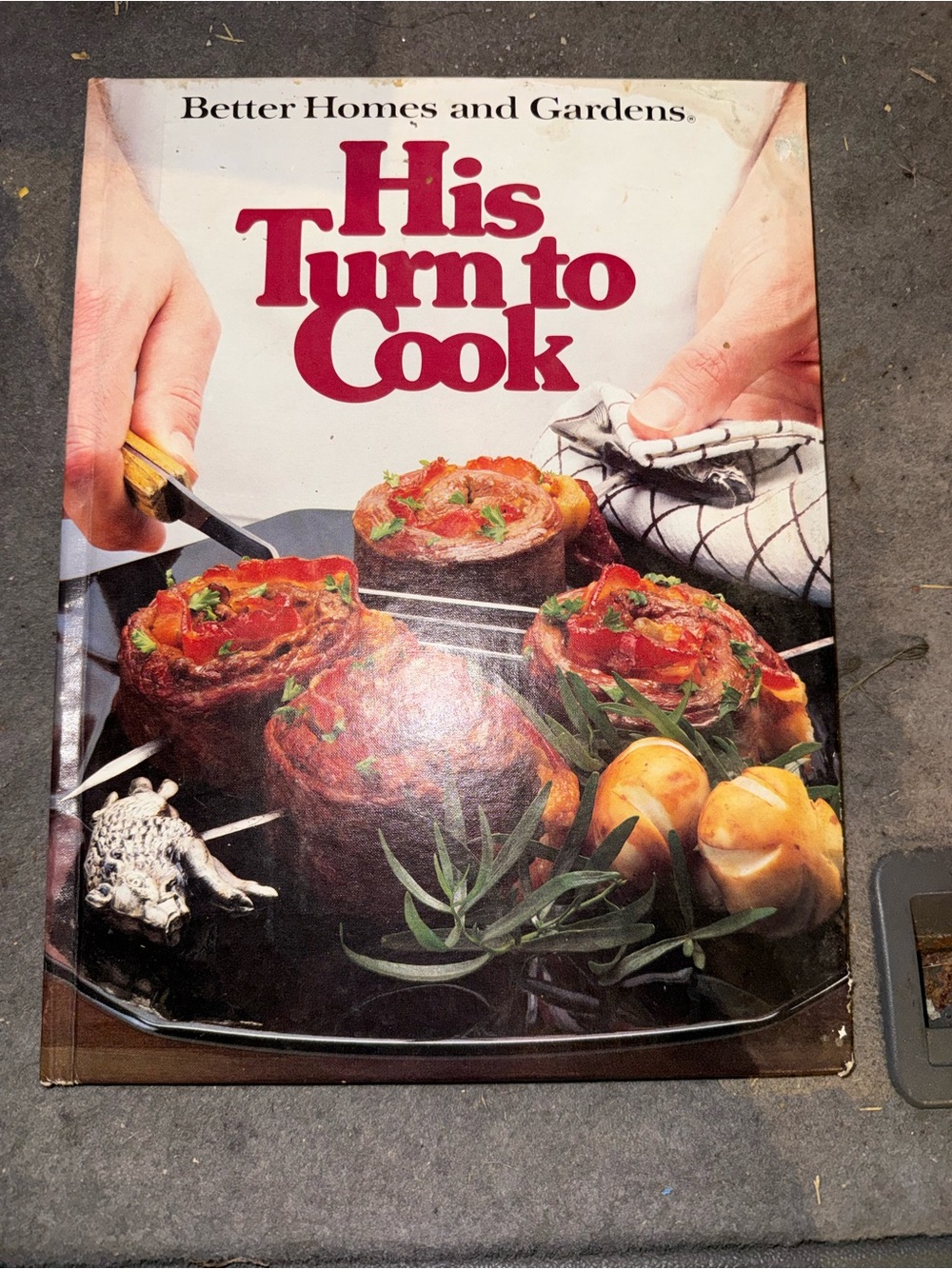 Better Homes And Gardens His Turn to Cook - White & Red Cover